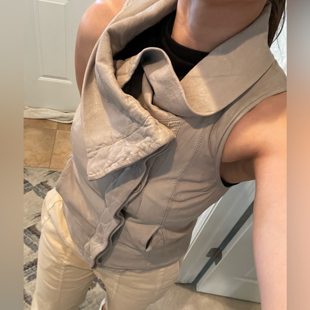 All Saints Leather Vest 🧥